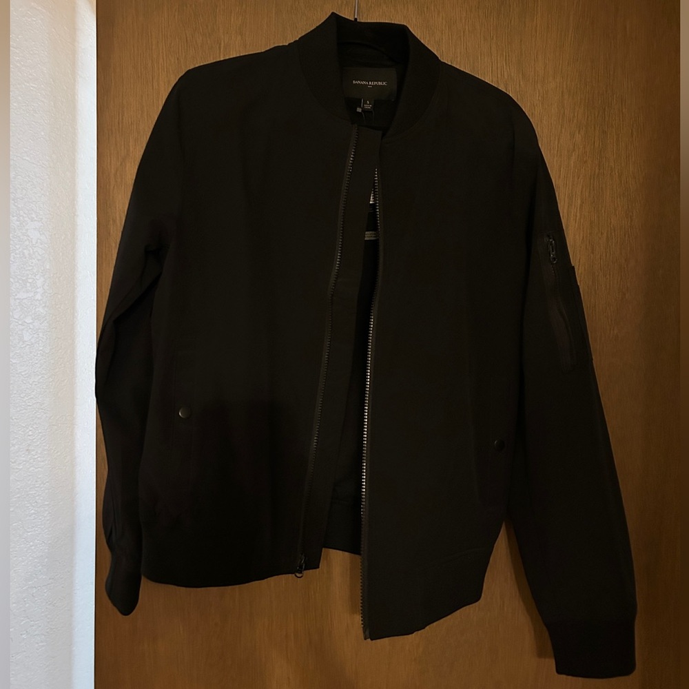 NWT Banana Republic Factory Tech Motion Bomber Jacker (S)
